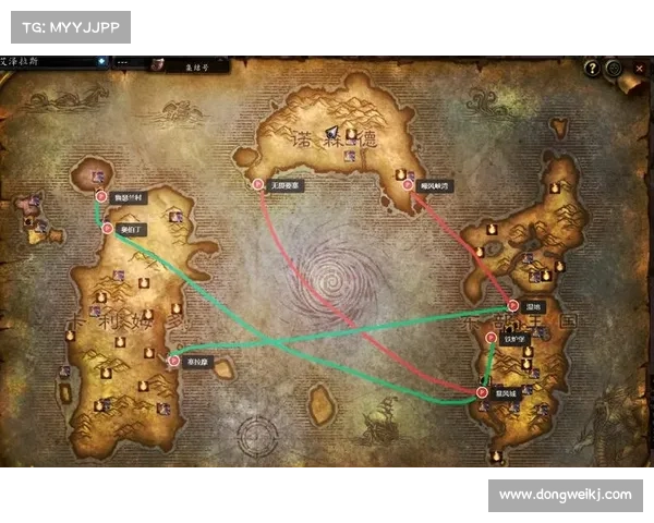 魔兽世界怀旧服飞行点坐骑位置指南